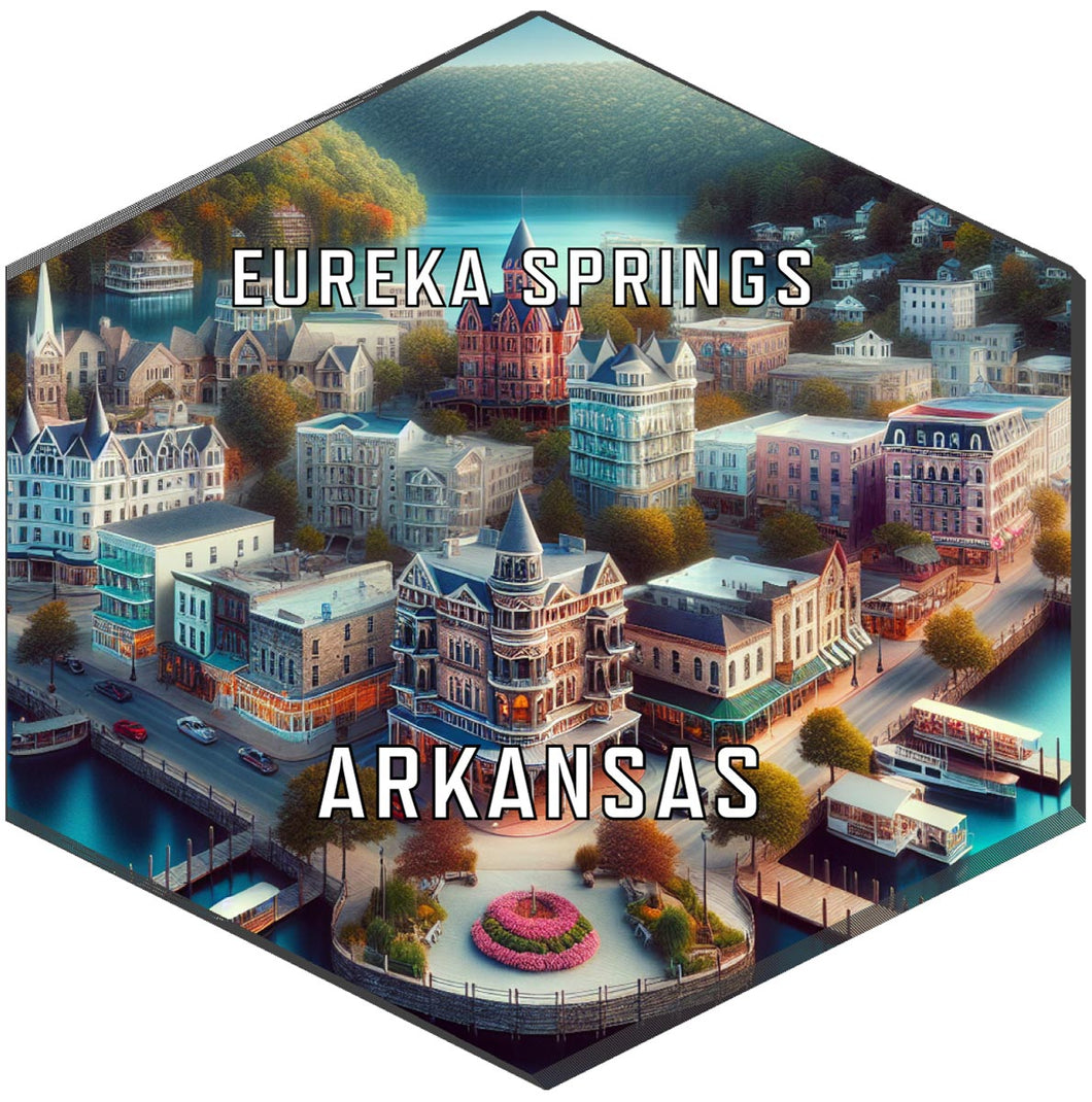 Eureka Springs Arkansas Travel Destination Souvenir Vinyl Decal Sticker 2-Inch