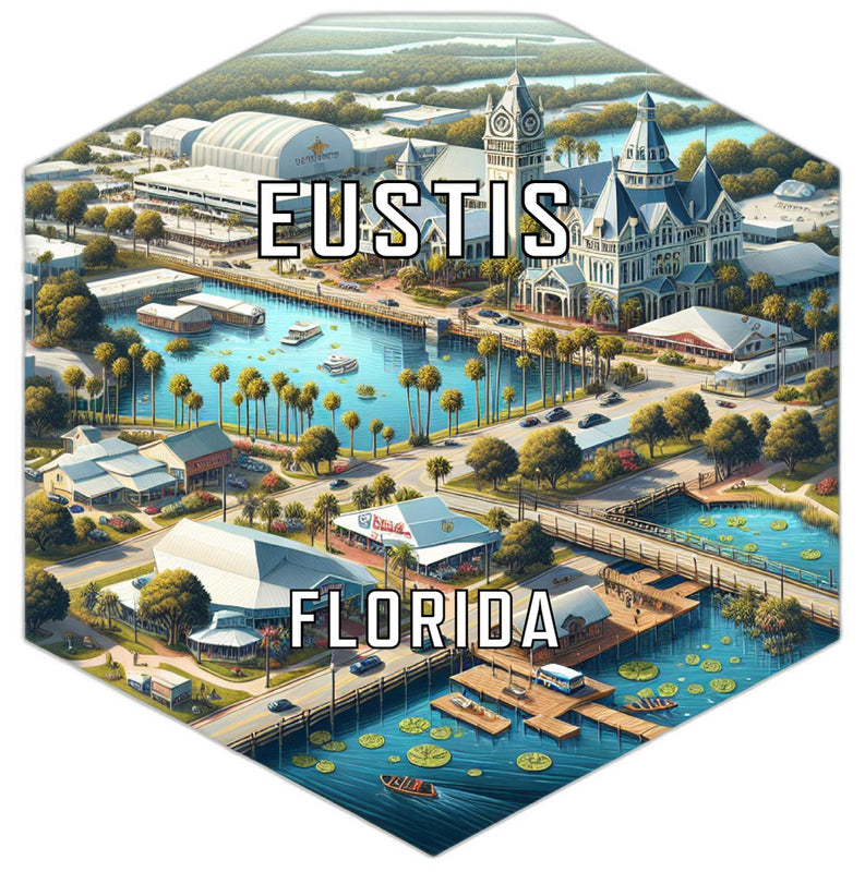 Eustis Florida Travel Destination Souvenir Vinyl Decal Sticker 6-Inch