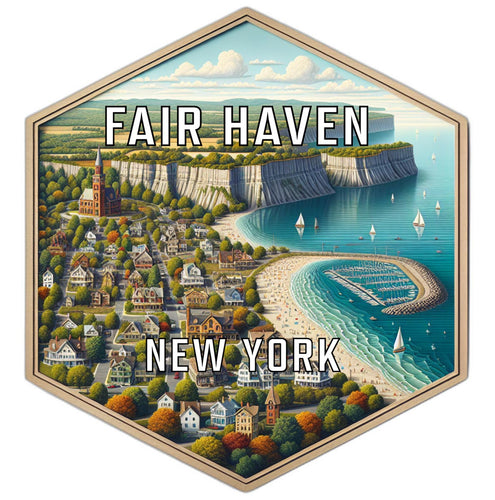 Fair Haven New York Travel Destination Souvenir Vinyl Decal Sticker 2-Inch
