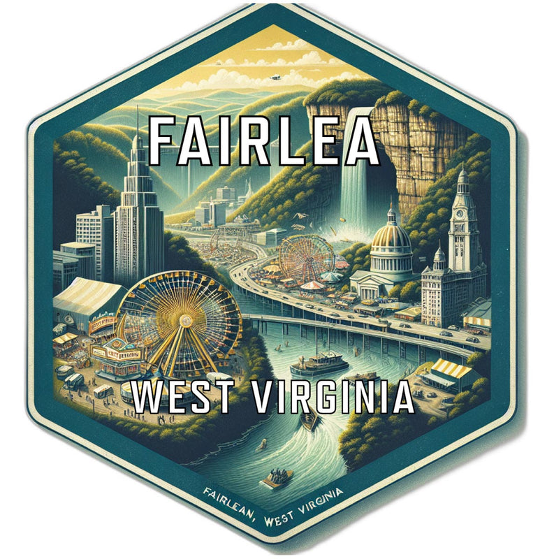 Fairlea West Virginia Travel Destination Souvenir Vinyl Decal Sticker 2-Inch