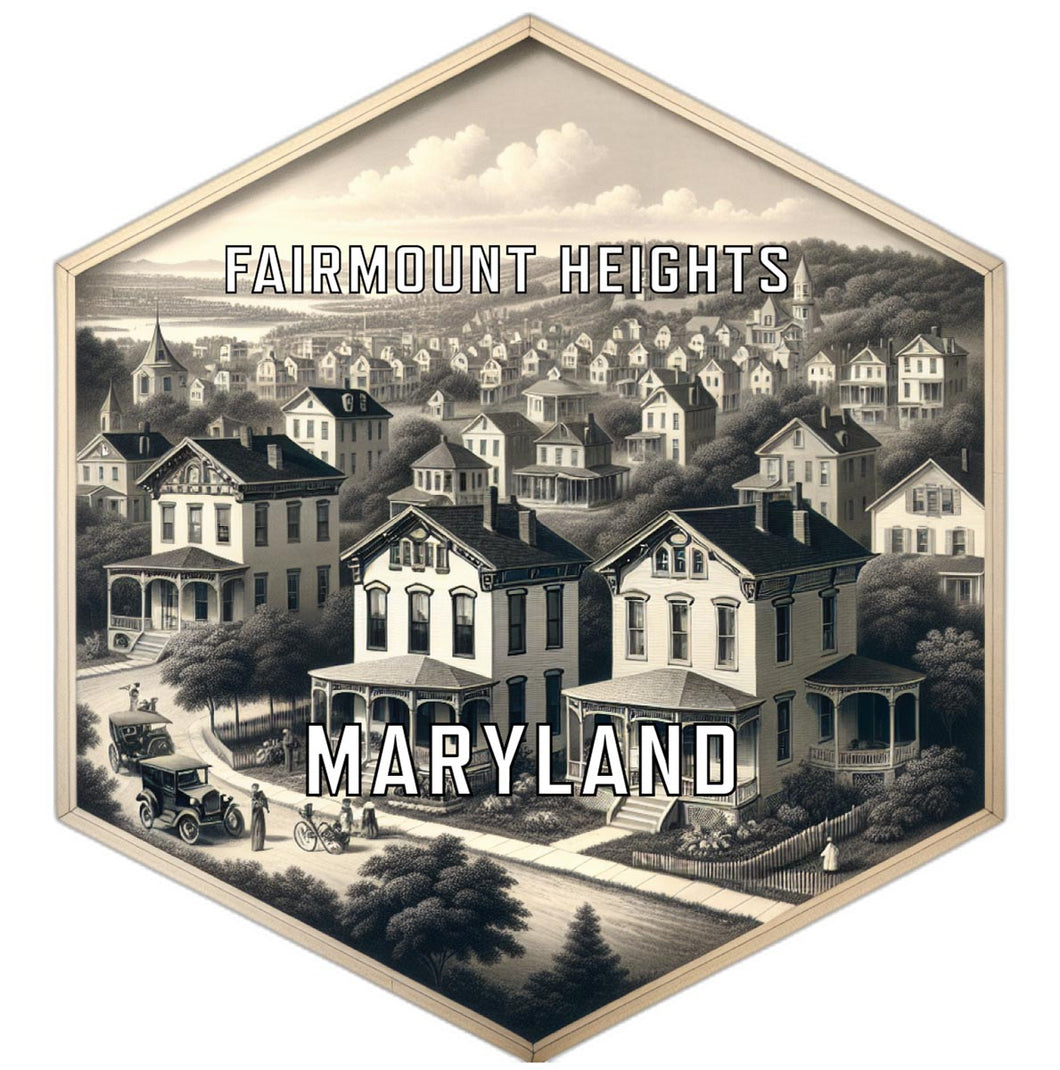 Fairmount Heights Maryland Travel Destination Souvenir Vinyl Decal Sticker 2-Inch