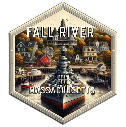 Fall River Massachusetts Travel Destination Souvenir Vinyl Decal Sticker 2-Inch
