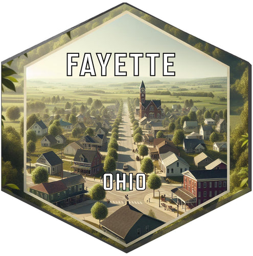 Fayette Ohio Travel Destination Souvenir Vinyl Decal Sticker 2-Inch