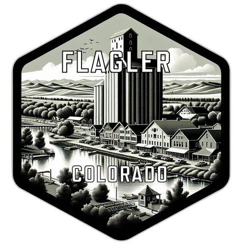 Flagler Colorado Travel Destination Souvenir Vinyl Decal Sticker 4-Inch