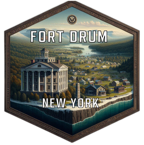 Fort Drum New York Travel Destination Souvenir Vinyl Decal Sticker 6-Inch