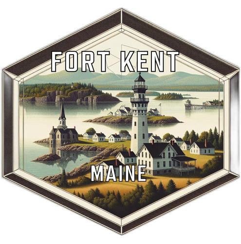 Fort Kent Maine Travel Destination Souvenir Vinyl Decal Sticker 6-Inch