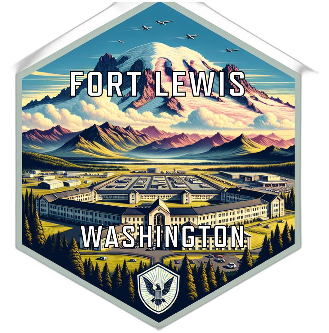 Fort Lewis Washington Travel Destination Souvenir Vinyl Decal Sticker 2-Inch