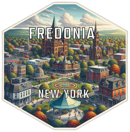 Fredonia New York Travel Destination Souvenir Vinyl Decal Sticker 2-Inch
