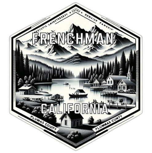 Frenchman California Travel Destination Souvenir Vinyl Decal Sticker 6-Inch