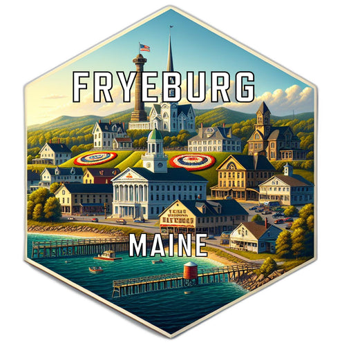 Fryeburg Maine Travel Destination Souvenir Vinyl Decal Sticker 2-Inch