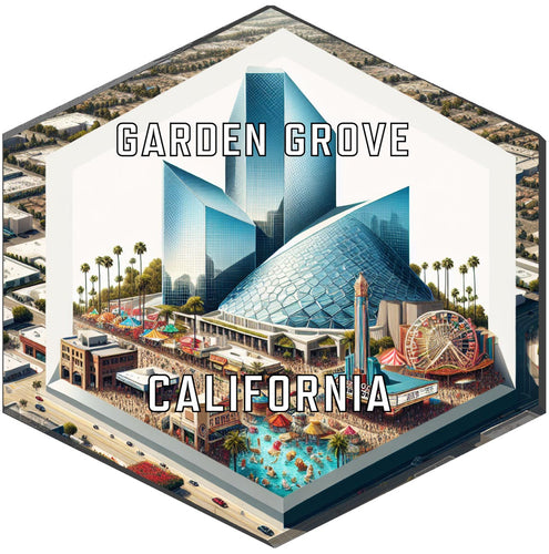 Garden Grove California Travel Destination Souvenir Vinyl Decal Sticker 2-Inch
