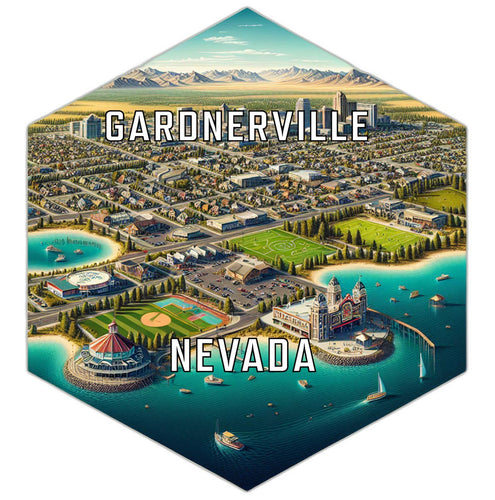 Gardnerville Nevada Travel Destination Souvenir Vinyl Decal Sticker 2-Inch