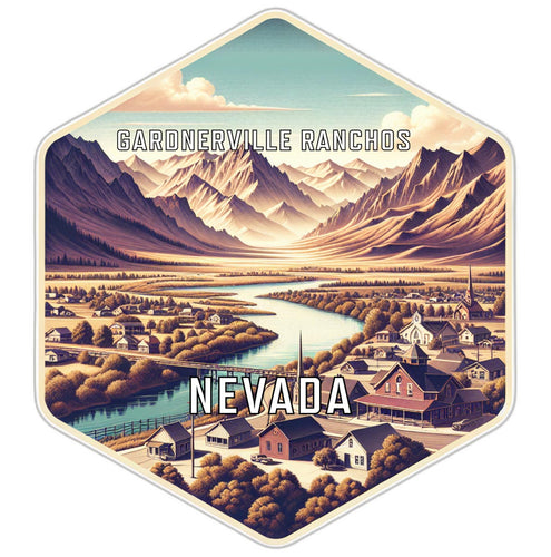 Gardnerville Ranchos Nevada Travel Destination Souvenir Vinyl Decal Sticker 2-Inch