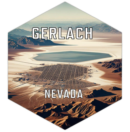 Gerlach Nevada Travel Destination Souvenir Vinyl Decal Sticker 2-Inch