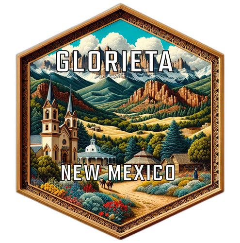 Glorieta New Mexico Travel Destination Souvenir Vinyl Decal Sticker 2-Inch