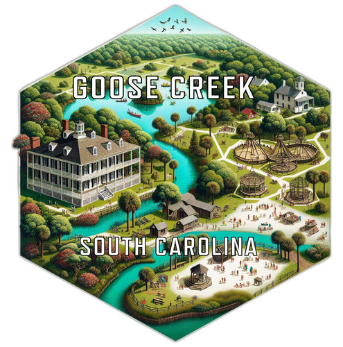Goose Creek South Carolina Travel Destination Souvenir Vinyl Decal Sticker 4-Inch