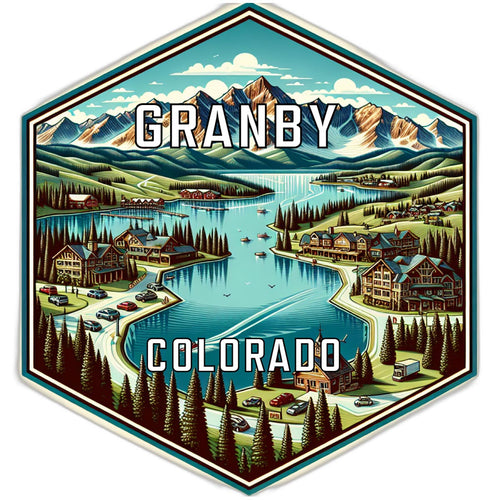 Granby Colorado Travel Destination Souvenir Vinyl Decal Sticker 2-Inch