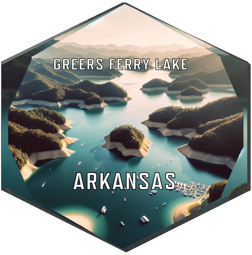 Greers Ferry Lake Arkansas Travel Destination Souvenir Vinyl Decal Sticker 6-Inch