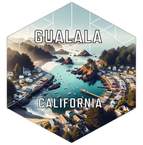 Gualala California Travel Destination Souvenir Vinyl Decal Sticker 2-Inch