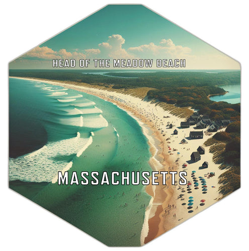 Head Of The Meadow Beach Massachusetts Travel Destination Souvenir Vinyl Decal Sticker 2-Inch