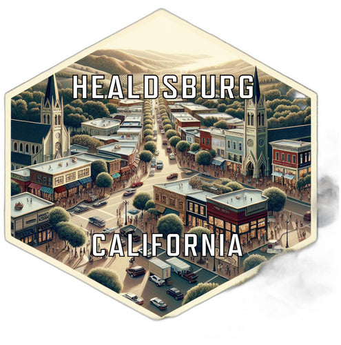 Healdsburg California Travel Destination Souvenir Vinyl Decal Sticker 2-Inch