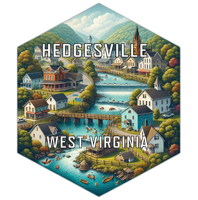 Hedgesville West Virginia Travel Destination Souvenir Vinyl Decal Sticker 2-Inch