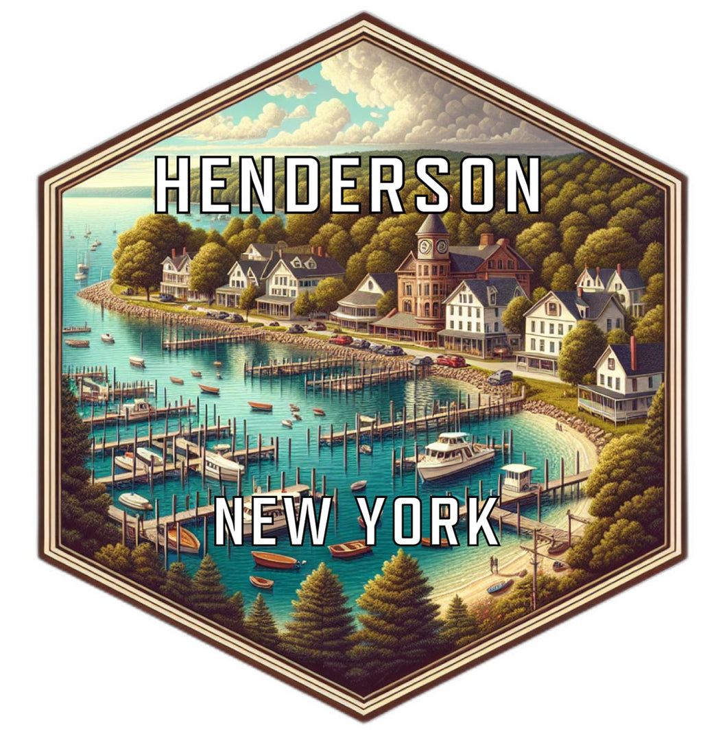 Henderson New York Travel Destination Souvenir Vinyl Decal Sticker 6-Inch