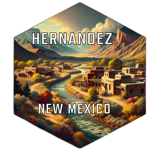 Hernandez New Mexico Travel Destination Souvenir Vinyl Decal Sticker 6-Inch