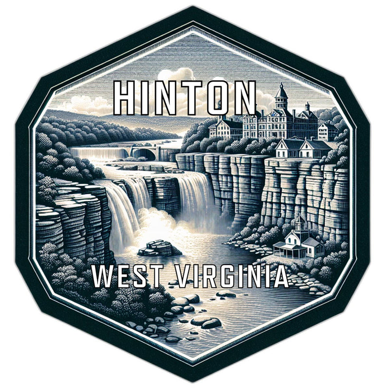 Hinton West Virginia Travel Destination Souvenir Vinyl Decal Sticker 2-Inch