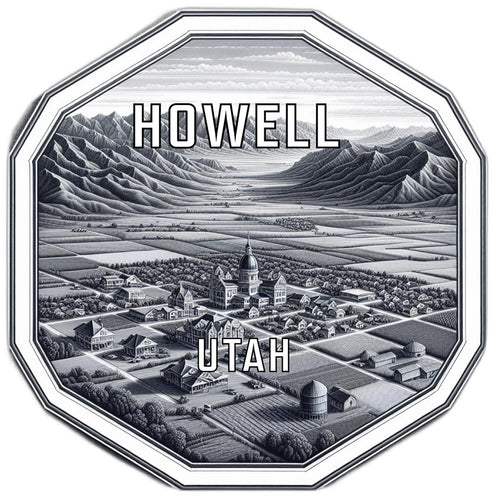 Howell Utah Travel Destination Souvenir Vinyl Decal Sticker 2-Inch