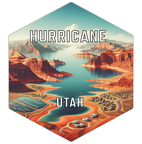 Hurricane Utah Travel Destination Souvenir Vinyl Decal Sticker 2-Inch