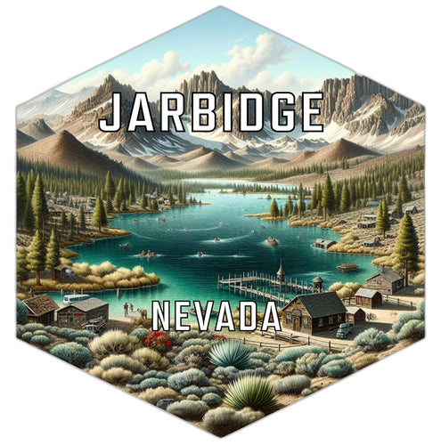 Jarbidge Nevada Travel Destination Souvenir Vinyl Decal Sticker 2-Inch