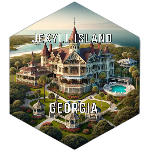 Jekyll Island Georgia Travel Destination Souvenir Vinyl Decal Sticker 2-Inch