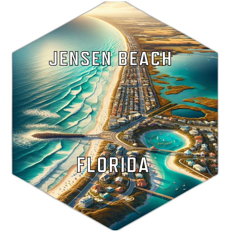 Jensen Beach Florida Travel Destination Souvenir Vinyl Decal Sticker 6-Inch