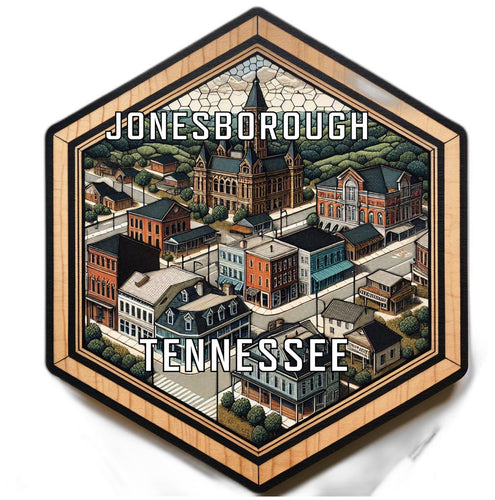 Jonesborough Tennessee Travel Destination Souvenir Vinyl Decal Sticker 4-Inch