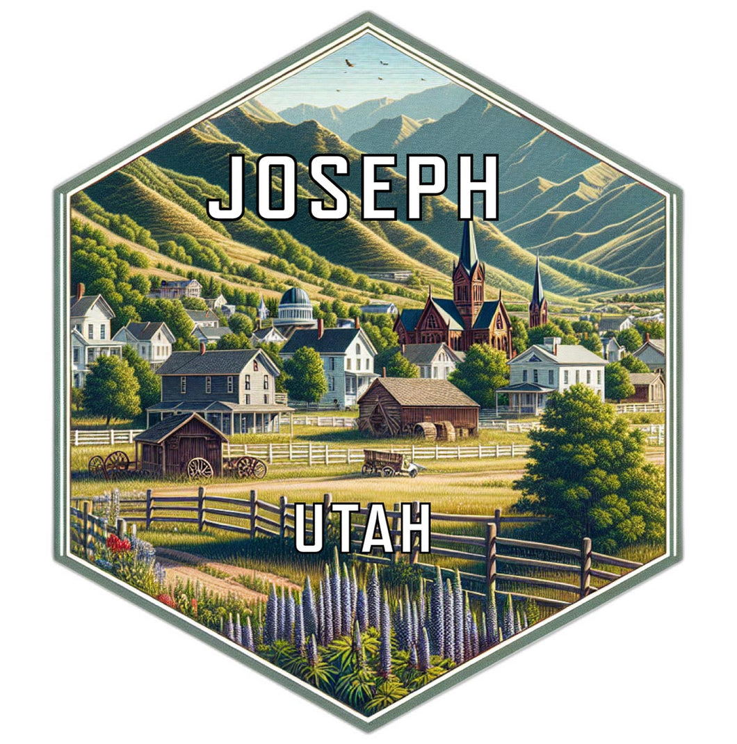 Joseph Utah Travel Destination Souvenir Vinyl Decal Sticker 6-Inch