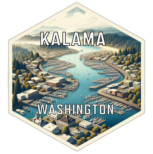 Kalama Washington Travel Destination Souvenir Vinyl Decal Sticker 2-Inch