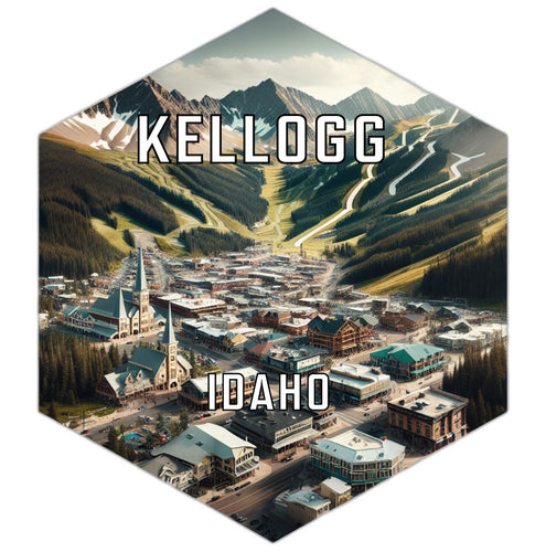 Kellogg Idaho Travel Destination Souvenir Vinyl Decal Sticker 2-Inch