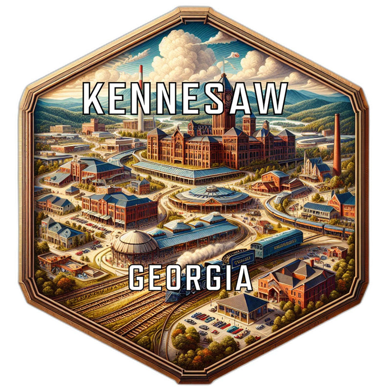 Kennesaw Georgia Travel Destination Souvenir Vinyl Decal Sticker 6-Inch