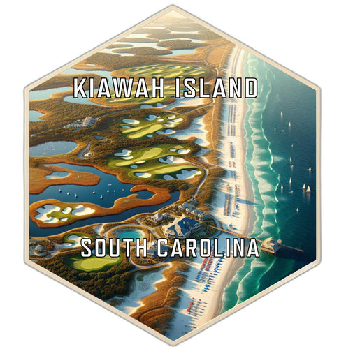 Kiawah Island South Carolina Travel Destination Souvenir Vinyl Decal Sticker 2-Inch