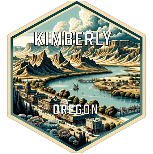 Kimberly Oregon Travel Destination Souvenir Vinyl Decal Sticker 2-Inch