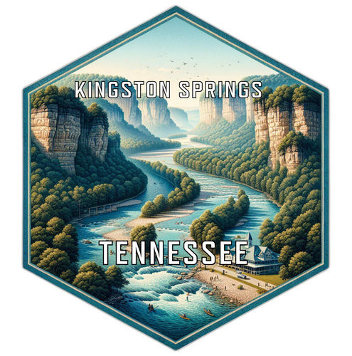 Kingston Springs Tennessee Travel Destination Souvenir Vinyl Decal Sticker 6-Inch