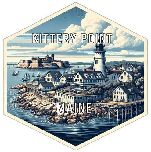 Kittery Point Maine Travel Destination Souvenir Vinyl Decal Sticker 2-Inch
