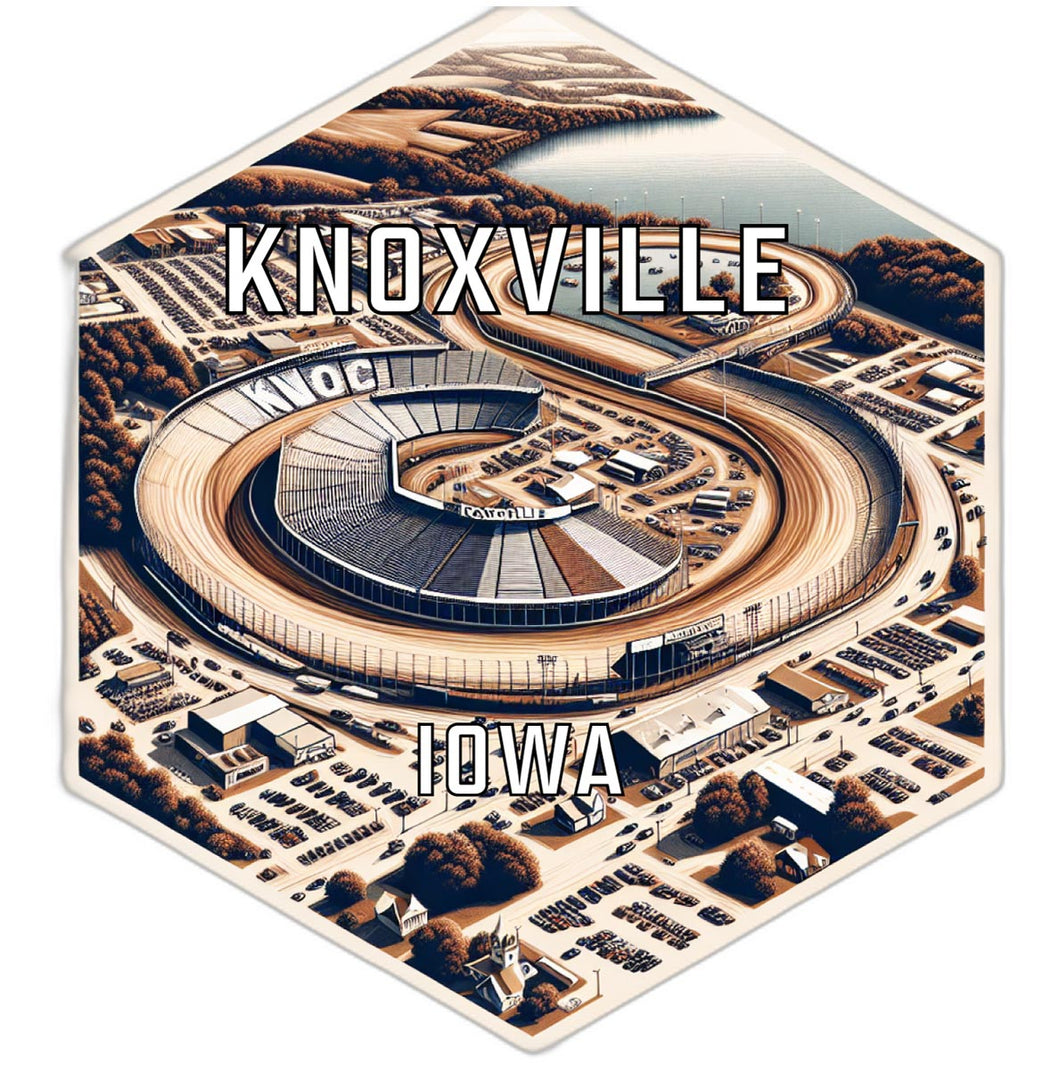 Knoxville Iowa Travel Destination Souvenir Vinyl Decal Sticker 2-Inch