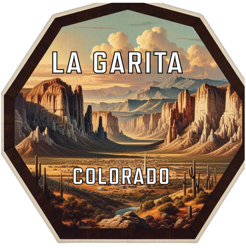 La Garita Colorado Travel Destination Souvenir Vinyl Decal Sticker 2-Inch