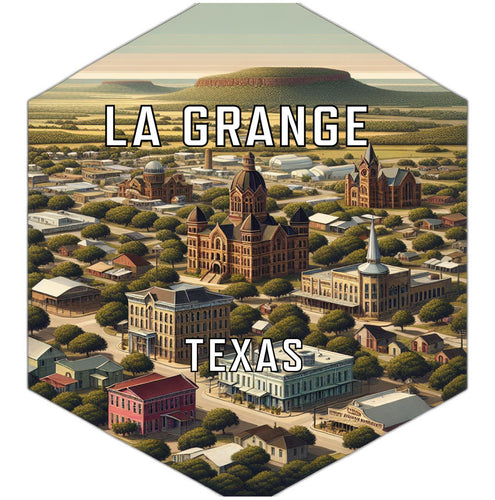 La Grange Texas Travel Destination Souvenir Vinyl Decal Sticker 6-Inch