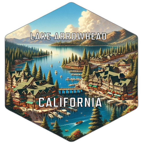 Lake Arrowhead California Travel Destination Souvenir Vinyl Decal Sticker 2-Inch