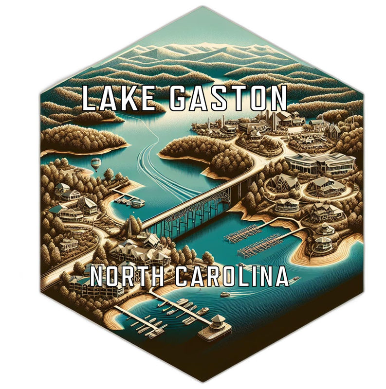 Lake Gaston North Carolina Travel Destination Souvenir Vinyl Decal Sticker 2-Inch