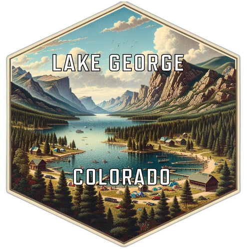 Lake George Colorado Travel Destination Souvenir Vinyl Decal Sticker 6-Inch
