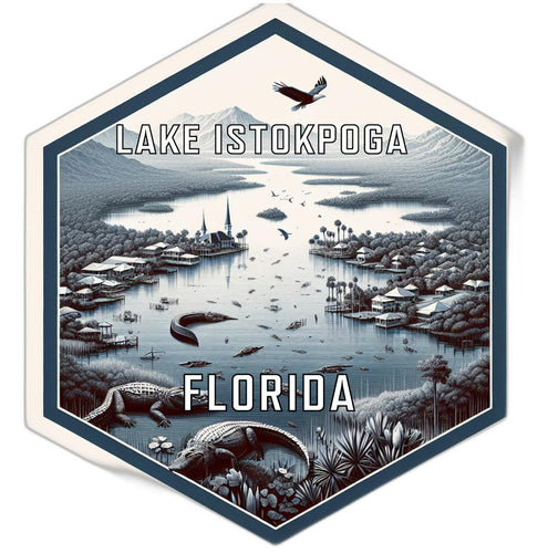 Lake Istokpoga Florida Travel Destination Souvenir Vinyl Decal Sticker 2-Inch